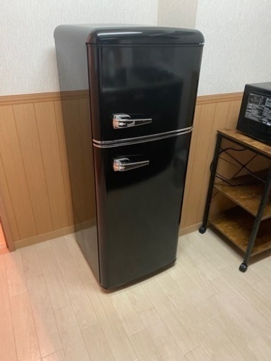 【冷蔵庫/一人暮らし/ブラック/おしゃれ】※未使用品