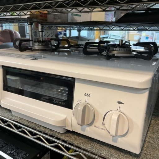 売れました　都市ガスレンジ　美品　2017年製　56センチ