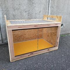 【配達可能】木製ケージ　幅65cm奥行45cm高さ40cm