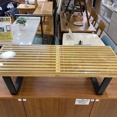 【愛品館 江戸川店】 ネルソン ベンチ（リプロダクト） ID：158-012453-007 の画像