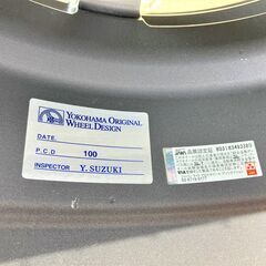 新品同様　ヨコハマ アドバン TC-4　17インチ　7.5J+35　4穴　215/45/R17　4本セット　の画像