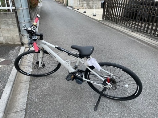 (済)パナソニック 電気アシスト自転車 速度計空気入れ付き