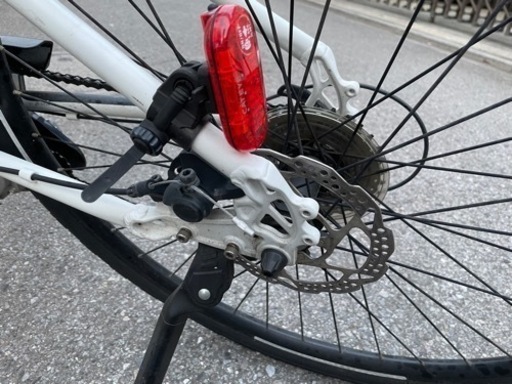 (済)パナソニック 電気アシスト自転車 速度計空気入れ付き