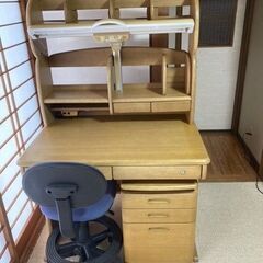 【決まりました】コイズミ学習机　4点セット