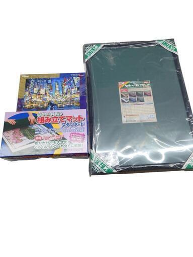 【売ります】ジグソーパズル　ディズニー　ステンドアート1000ピース　対応枠、組立マットセット