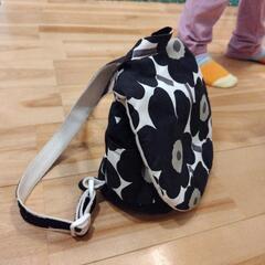 marimekko生地のリュックサックの画像