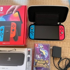 switch 有機EL とソフト（ポケットモンスターバイオレット）