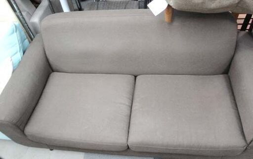 ☆2人掛けソファ 幅160cm グレー 布 ソファー 2Pソファ 長椅子 イス いす 家具☆