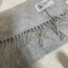 ジョンストンズJOHNSTONS カシミア　ストールライトグレー