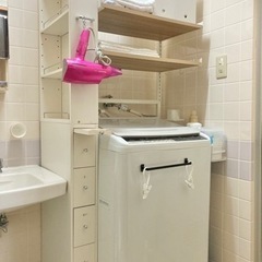 隙間に入る棚　左右どちらもOK  洗面室　収納
