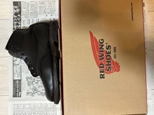 レッドウイング　ベックマン　ブラック　25.5cm
