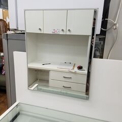 リサイクルショップどりーむ鹿大前店 No5005 ドレッサー 綺麗な白色 大きいサイズなのにこのお値段の画像