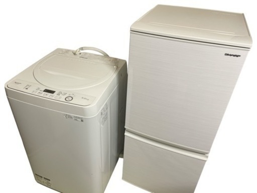 【単身者用3点セット】SHARP洗濯機&冷蔵庫&電子レンジ