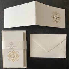 アマルフィ紙 ミニカード & ミニ封筒 5組セット 今月末まで！