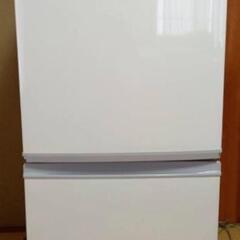 SHARP 冷蔵庫 SJ-14E6-KW 137L 2019年 家電 一人暮らし 両開き