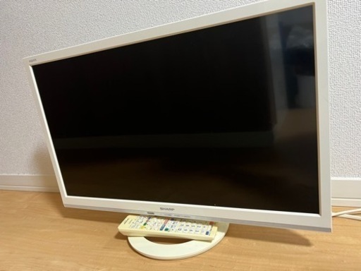 SHARP 24Vテレビ　テレビ台セット　決まりました