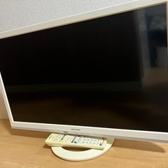 SHARP 24Vテレビ　テレビ台セット　決まりました