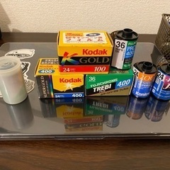 期限切れフィルム6本と使えるフィルム1本