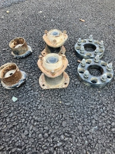 パジェロミニ リフトアップブロックと20ミリワイトレセット