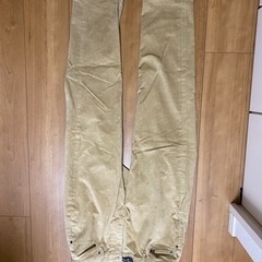 コーデュロイパンツ　ベージュ