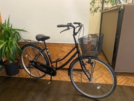 26インチ自転車　ブラック
