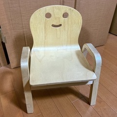 【引き渡し先決定】きこりのイス　子ども用チェア　ナチュラル