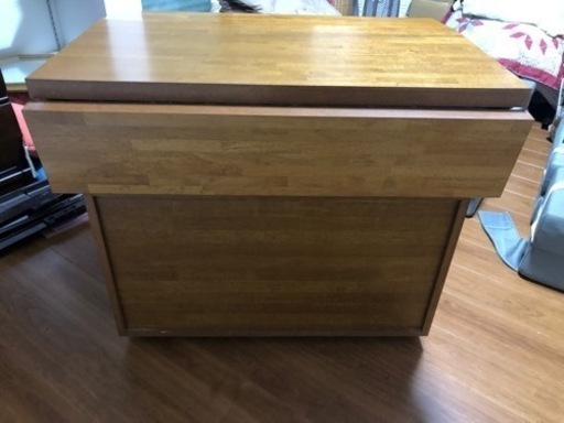 (値下げ)テーブル型収納家具