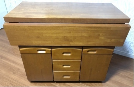 (値下げ)テーブル型収納家具