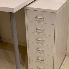 IKEA HELMER ヘルメル 引き出しユニット キャスター付...