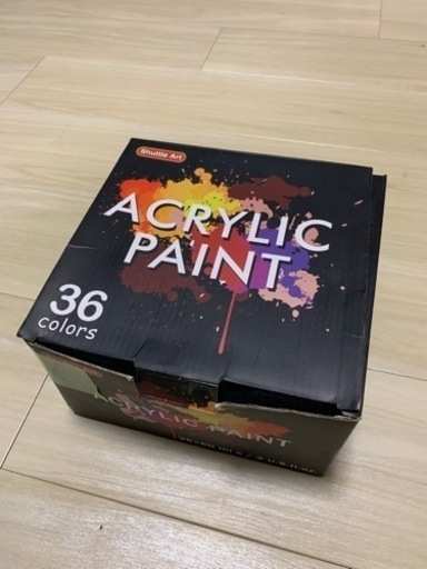 アクリル絵の具36色セット　shuttle art