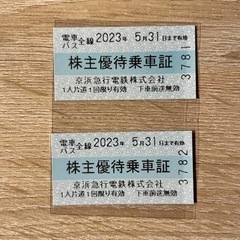 【終了】京浜急行電鉄 株主優待乗車証①