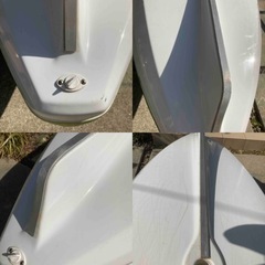 最終値下げ　あんしん決済 ハリケーンカヤックスHURRICANE KAYAKSスキマーskimmer116ワサビグリーン引き取り限定 長崎県佐世保市 補修有の画像