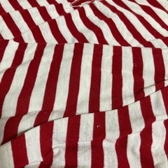 ルームウェア　シマシマ　ボーダー　レッド　ウォーリーの画像