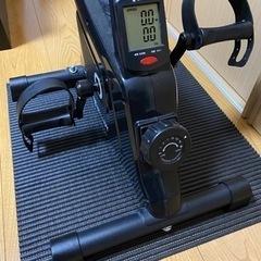 STEADY ミニフィットネスバイク　滑り止めマット付き
