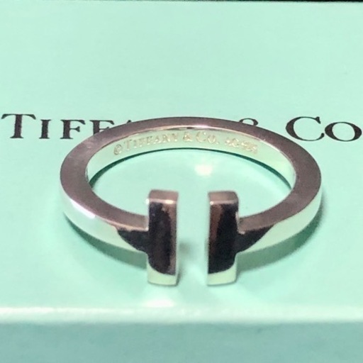 【美品】TIFFANY ティファニー T スクエアリング シルバー925 17号