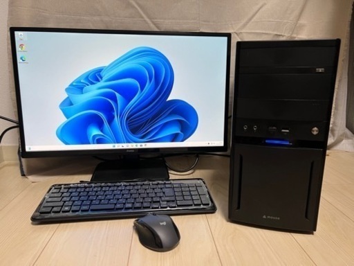 オフィス付パソコン一式(デスクトップ,モニター付)