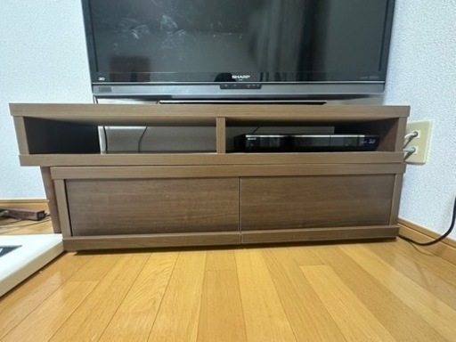 ウォルナットカラーテレビ台(40型テレビ置き可能)