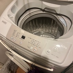 Haier JW-K60H 洗濯機譲りますの画像