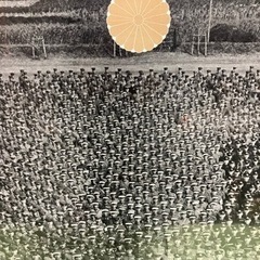 御野立所の観兵式集合写真(昭和天皇/軍人/戦時)額入りの画像