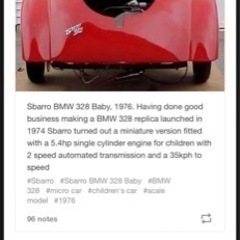 スバロ　ミニ　BMW328  販売4月中までの画像