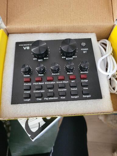 Live Sound Card　Wired Condenser Microphone