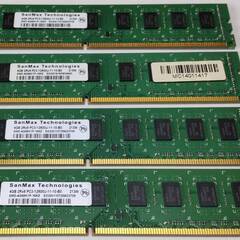 メモリ　PC3-12800　4GB PC3-10600 4GB　29枚セットの画像