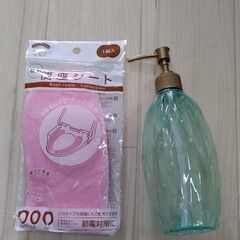 詰め替え用ボトル　便座シート