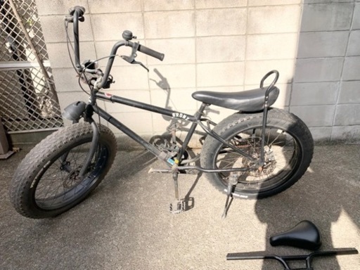 bronx ファットバイク　24インチ　シート/ハンドルカスタム
