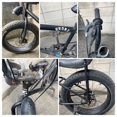 bronx ファットバイク 24インチ シート/ハンドルカスタム