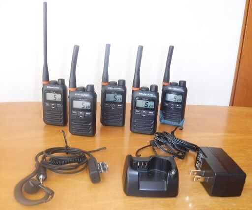 トランシバー（STANDARD　FTH-314）５機セット値下げしました。