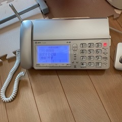 FAX電話、子機　受け付け終了の画像