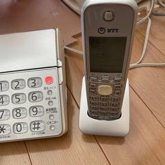 FAX電話、子機　受け付け終了の画像