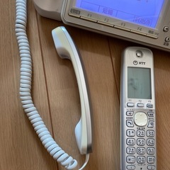 FAX電話、子機　受け付け終了の画像