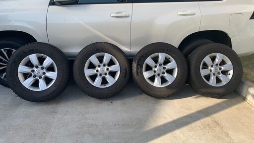 2022年式・トヨタランドクルーザープラド150純正・265/65R17 112H・GEO LANDAR・GO15・4本セット